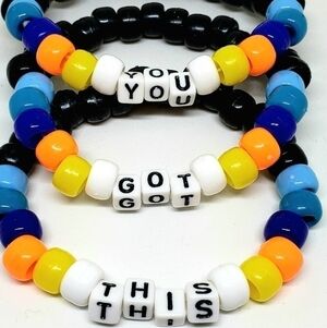 Kandi Word Bracelet Set "You Got This"